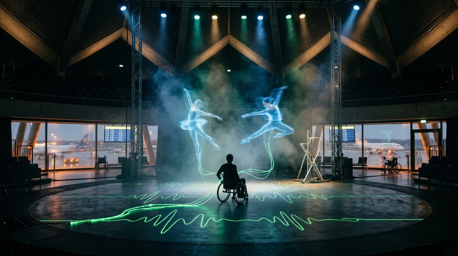 ALS Dancer Brainwaves Animate Berlin Stage Live