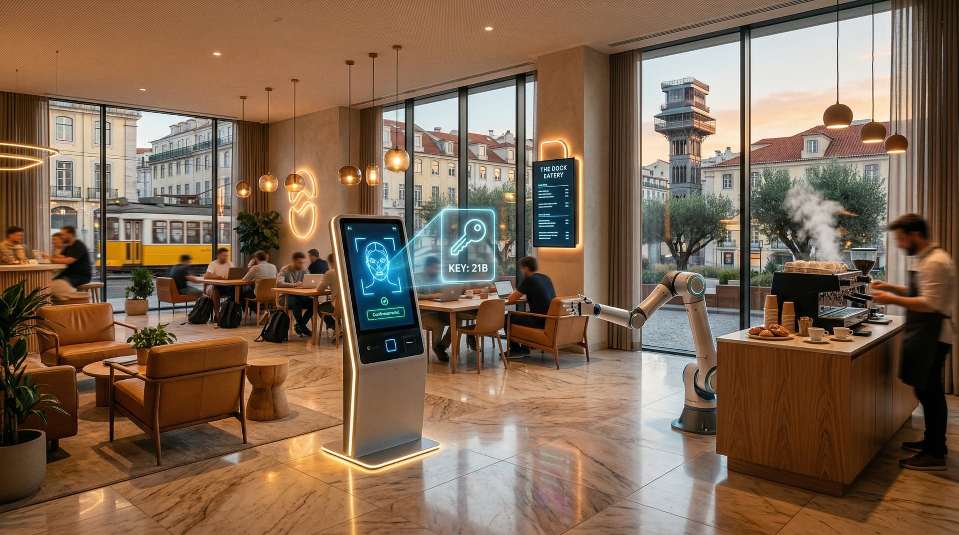 AI Hotel Service Cuts Labor 40%, Check-Ins 70% at Chains