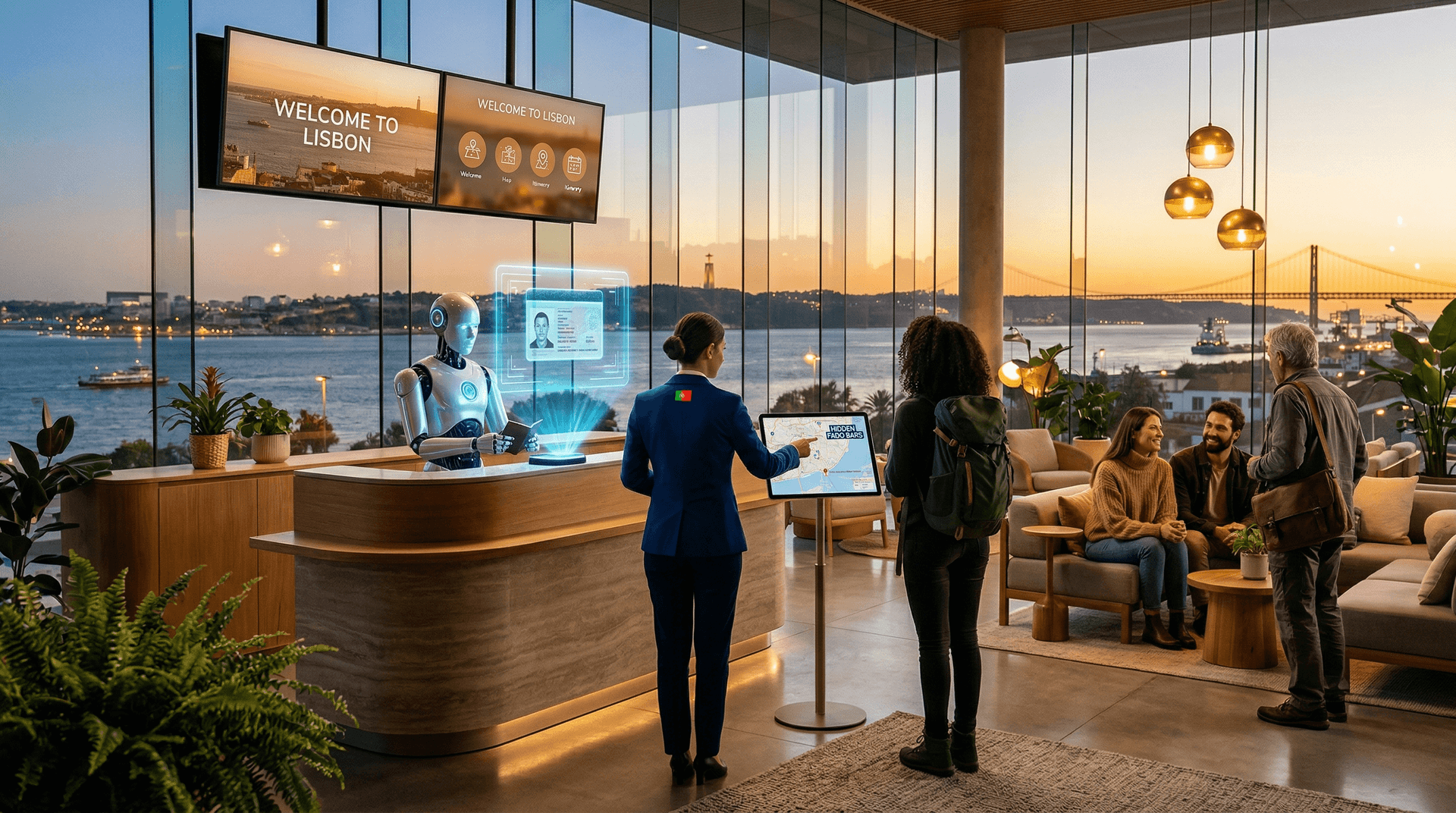 AI-Hybrid Hotels Reduce Costs 25% While Boosting Satisfaction 18%