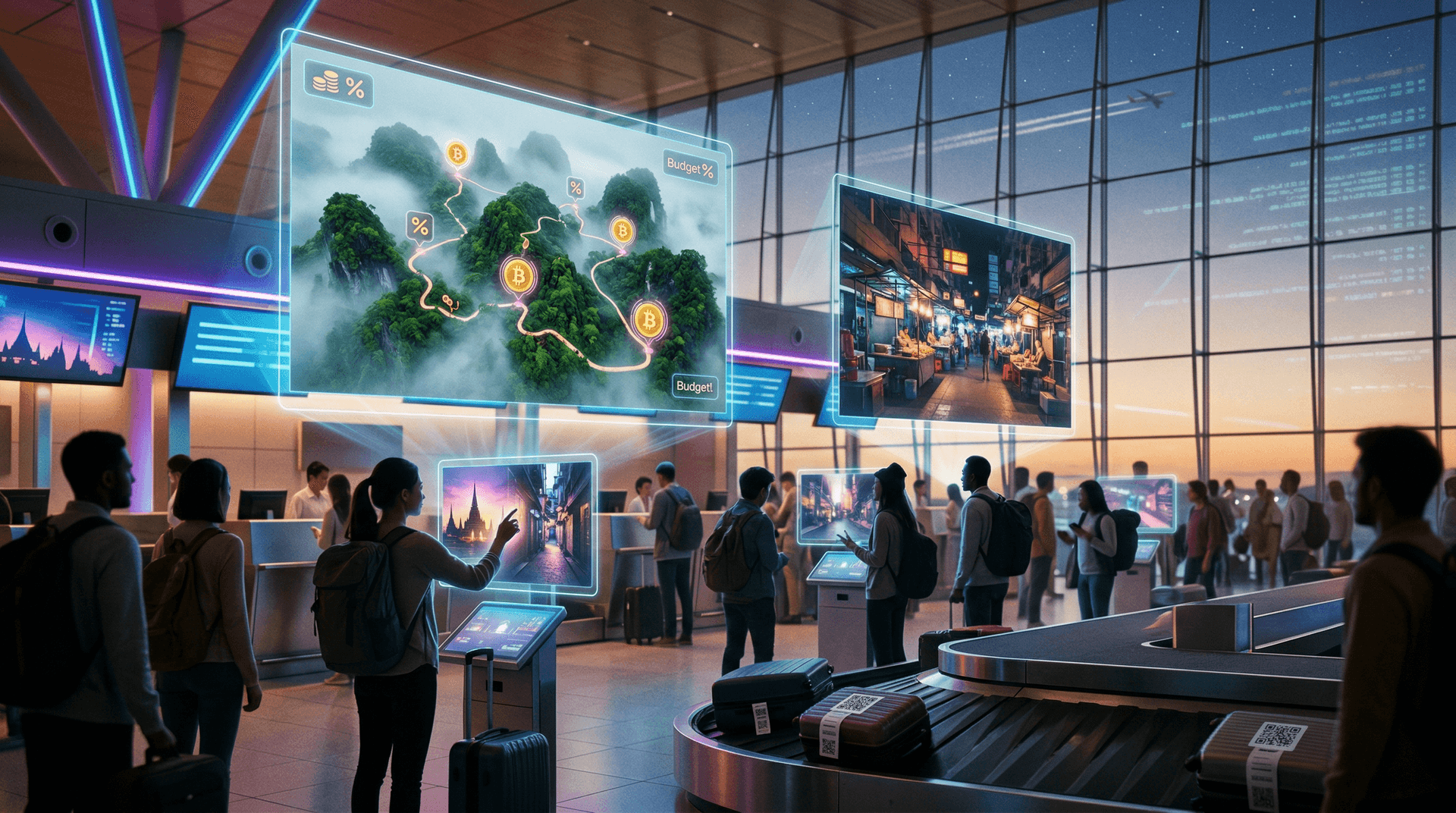 AI Travel Ownership 2046: Hospitality Net Forecast as BTC Hits $74,712