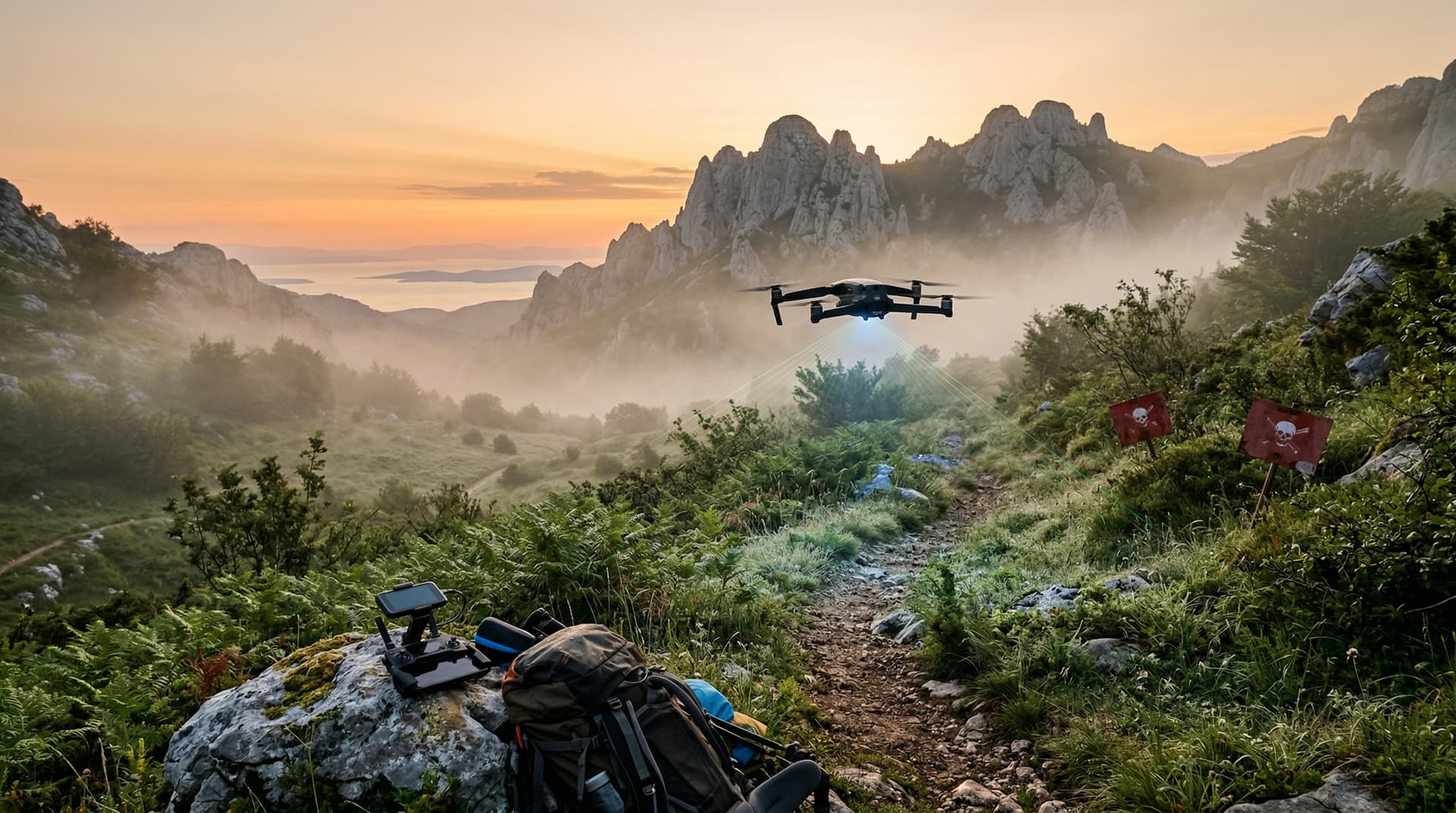 AI Drones Land Mines Detection Clears Velebit Trails