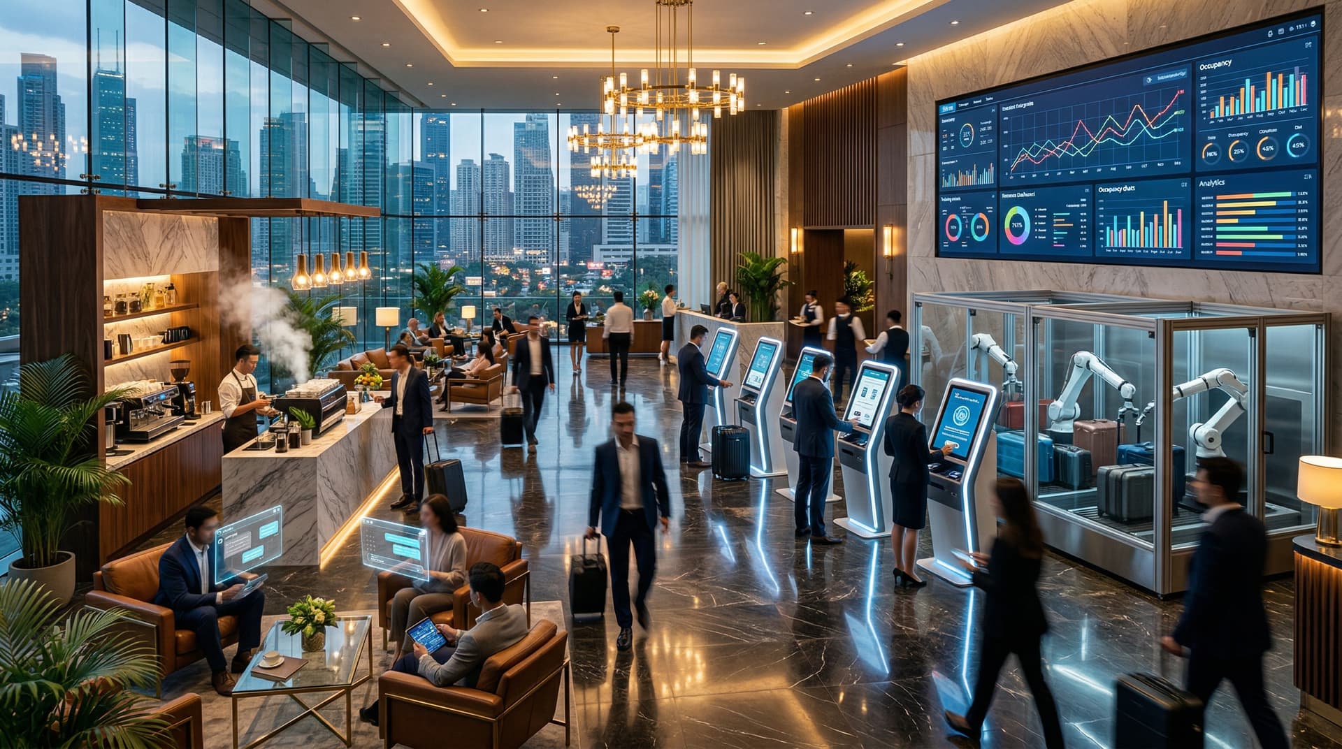 AI Hotel Jobs Pivot as Kiosks Handle 70% Check-Ins