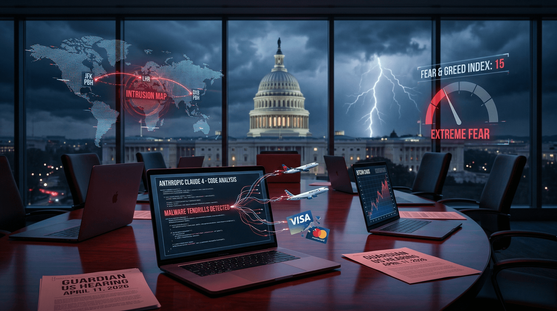 Anthropic AI Cyber Risks Summon Banks to Guardian US Hearing