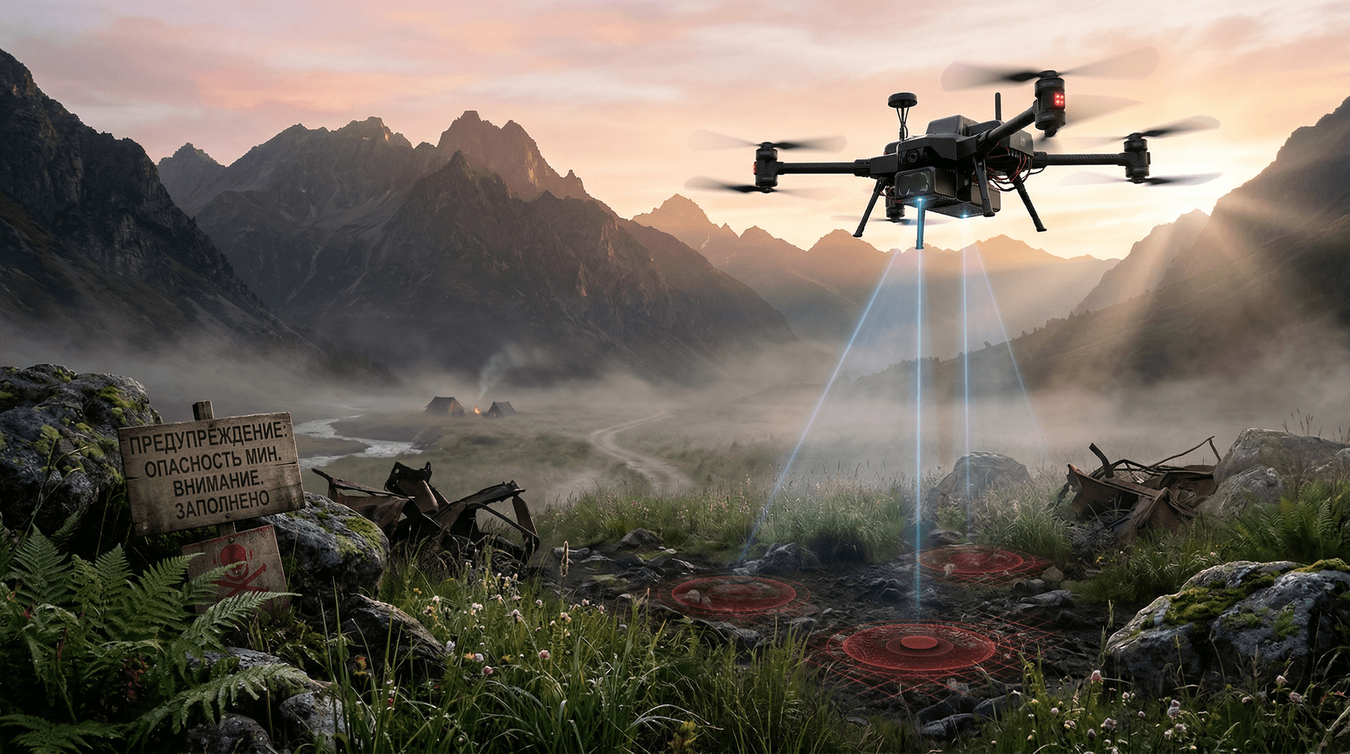 AI Drone Tech Cuts Land Mine Detection 70% for Safer Travel