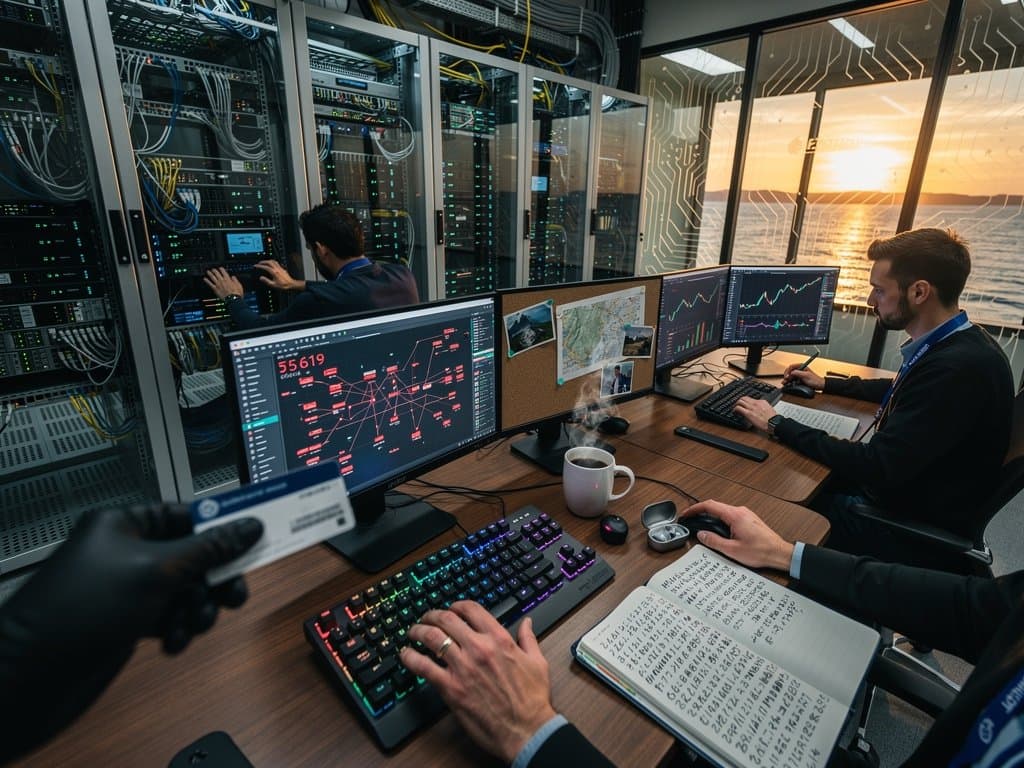 High-tech Annapolis data center monitors EESI Global crypto freeze on BTC travel scams